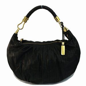 Michael Kors Skorpios Crescent Pleated Shoulder Bag